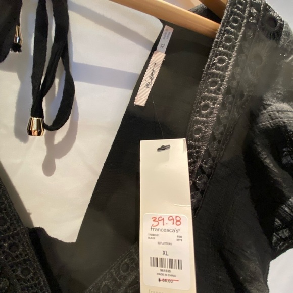 Allegra Crochet Flutter Sleeve Mini Dress - Picture 8 of 10